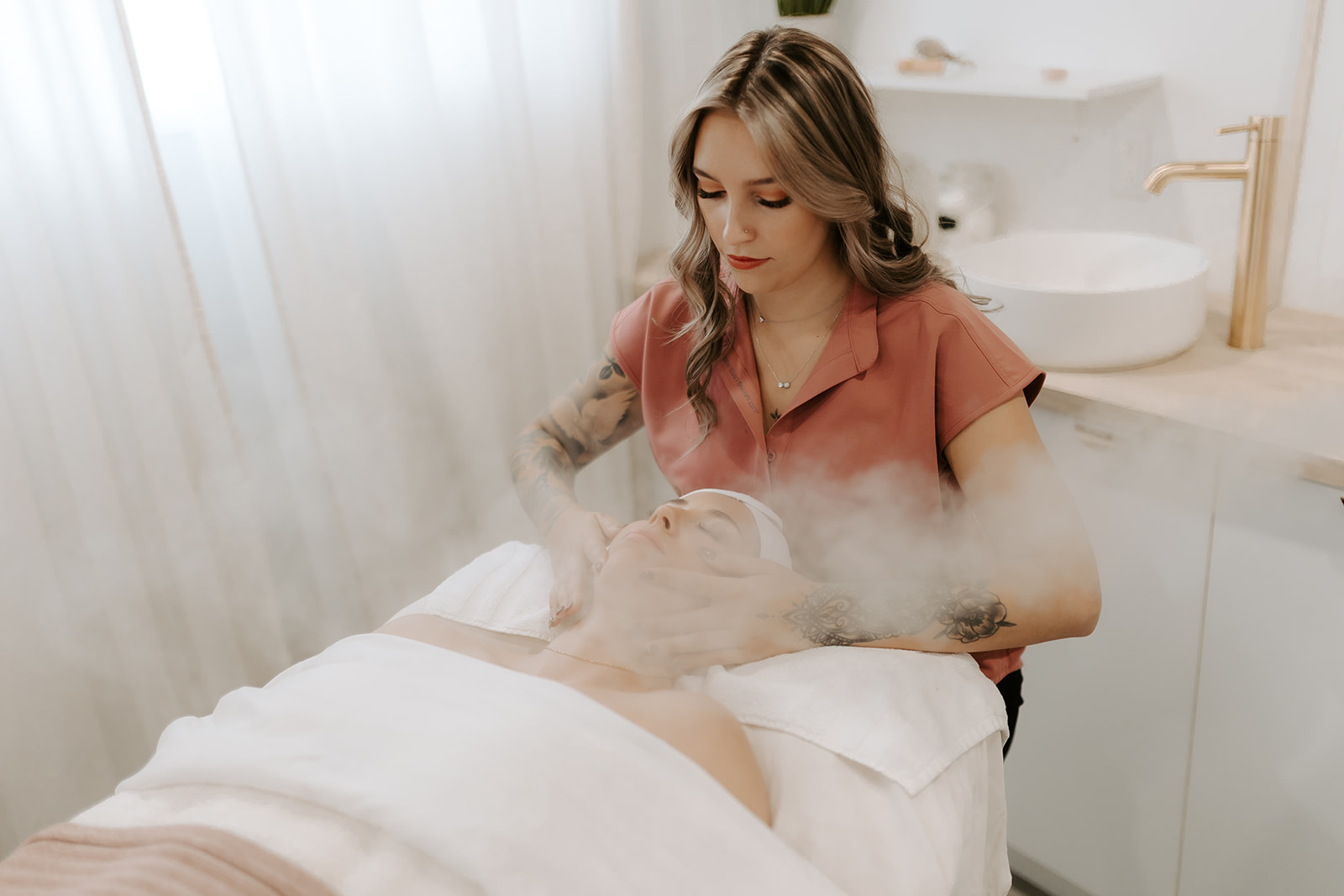 Facial au salon La Parfaite Imparfaite