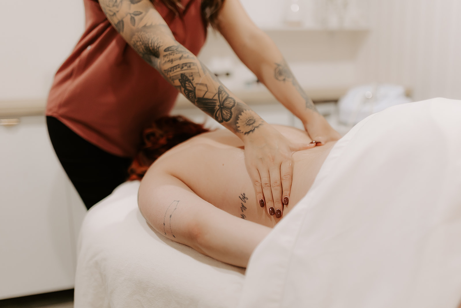 Soin du dos au salon La Parfaite Imparfaite